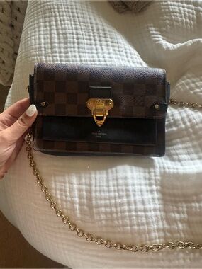Louis Vuitton - Damier Ebene Vavin Wallet on Chain